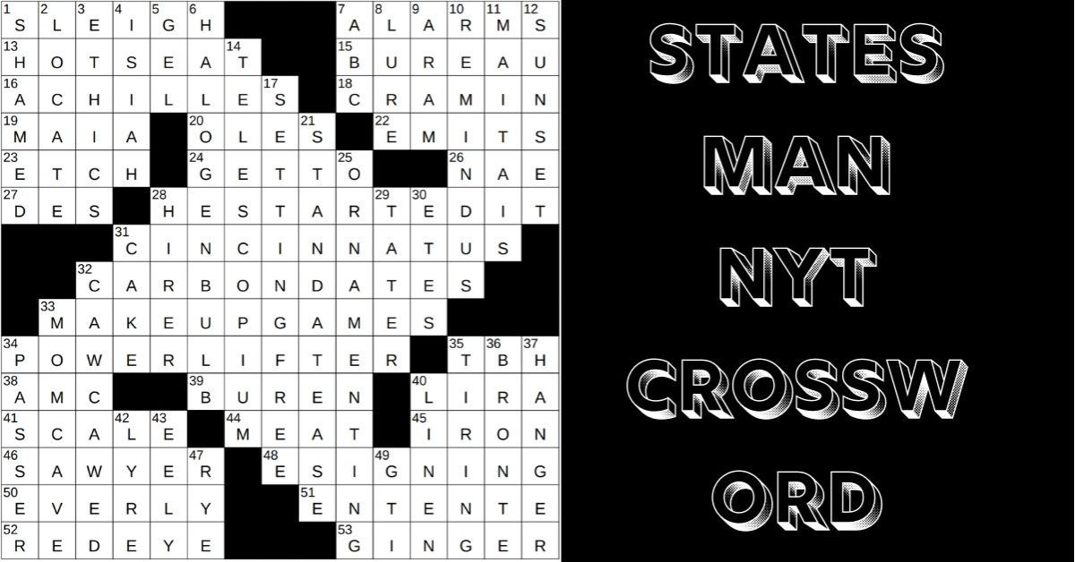 statesman nyt crossword