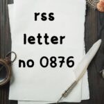 rss letter no 0876