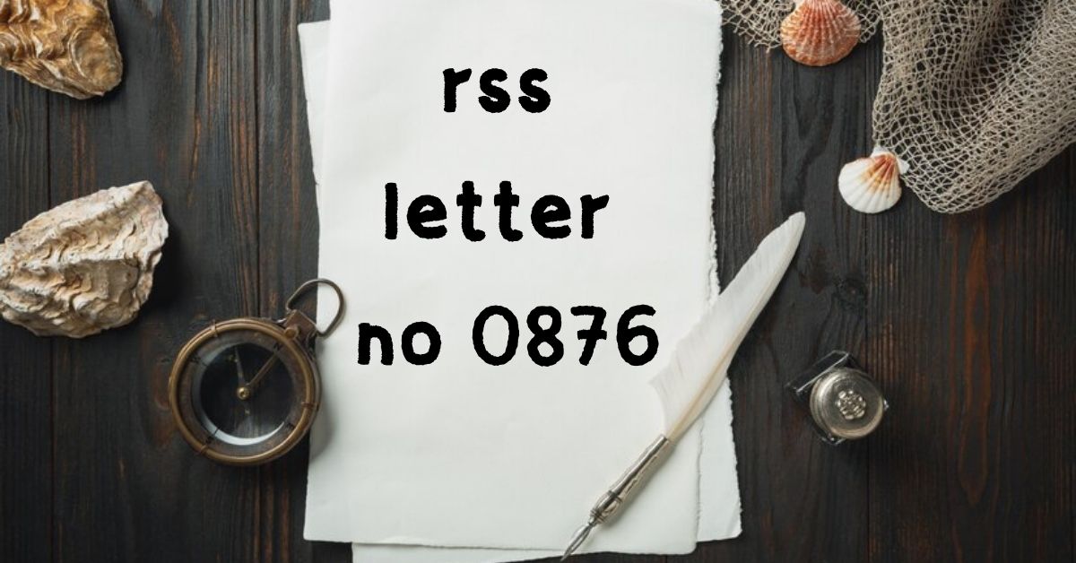 rss letter no 0876